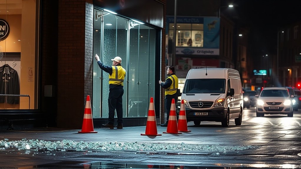 Emergency Glazing Handside