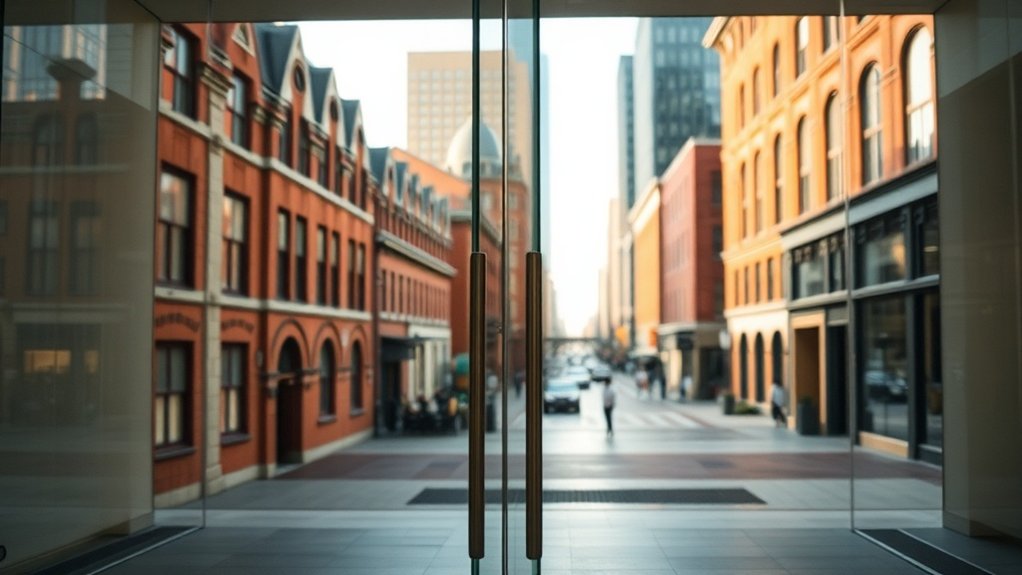 Glass Doors Handside