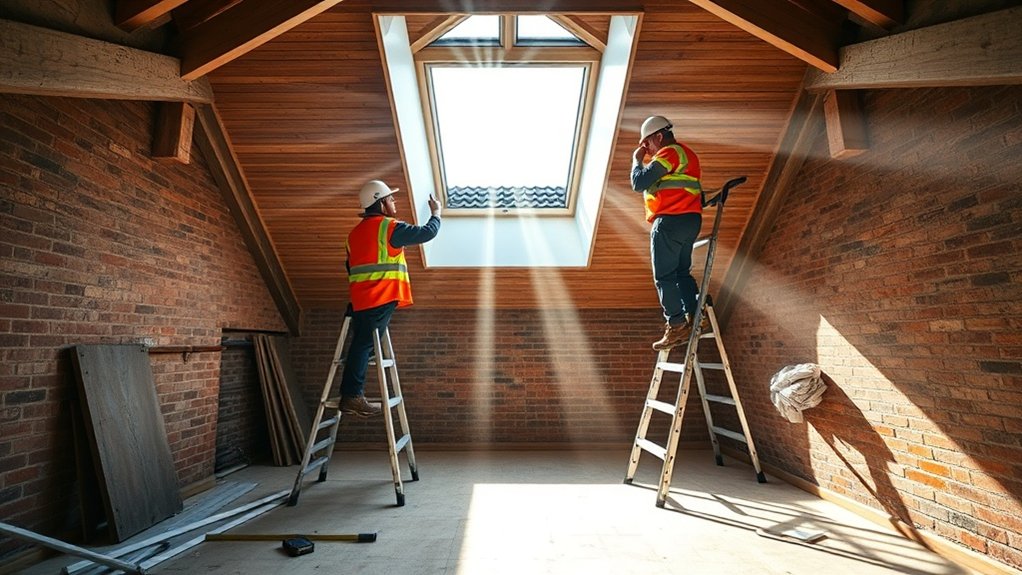 Skylight Installation Handside